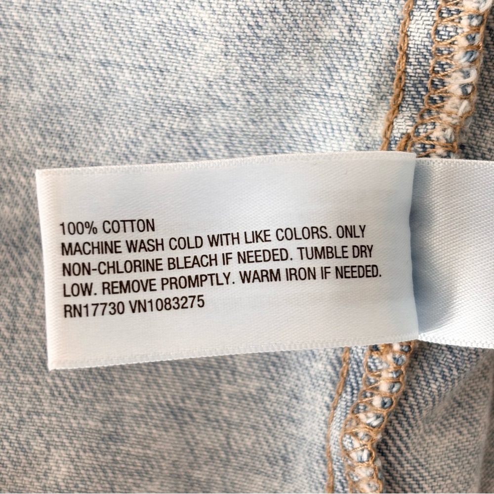 ☀️UNIVERSAL THREAD Washed Denim Shacket Sz XL NWOT - Picture 10 of 10